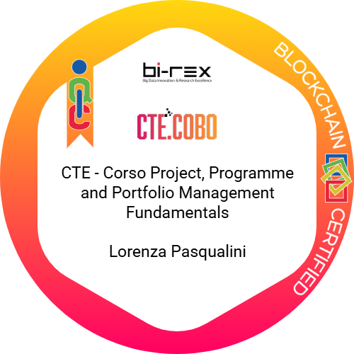 CTE-Corso Project, Programme and Portfolio Management Fundamentals
